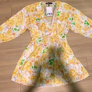 Zara Floral Corset Dress